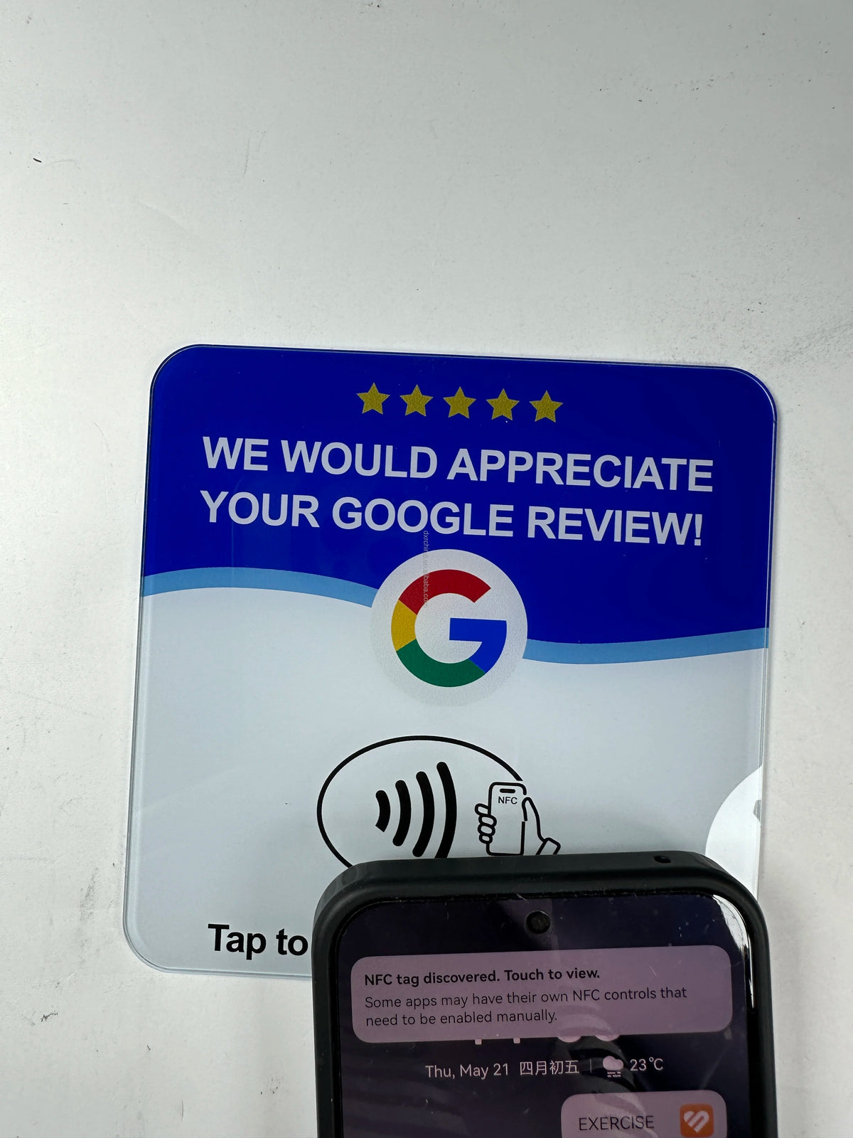 Google Review NFC Card | Tap to Review Card