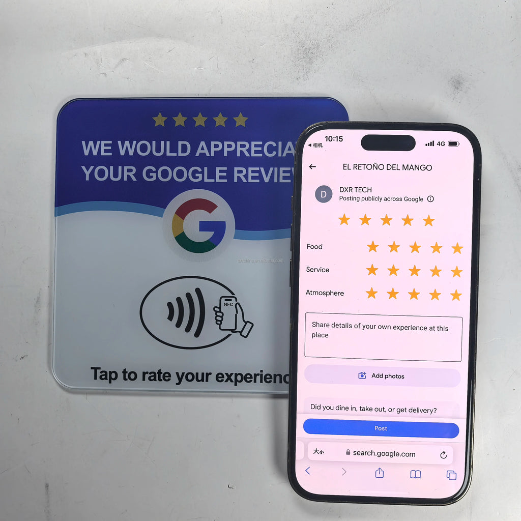 Google Review NFC Card | Tap to Review Card